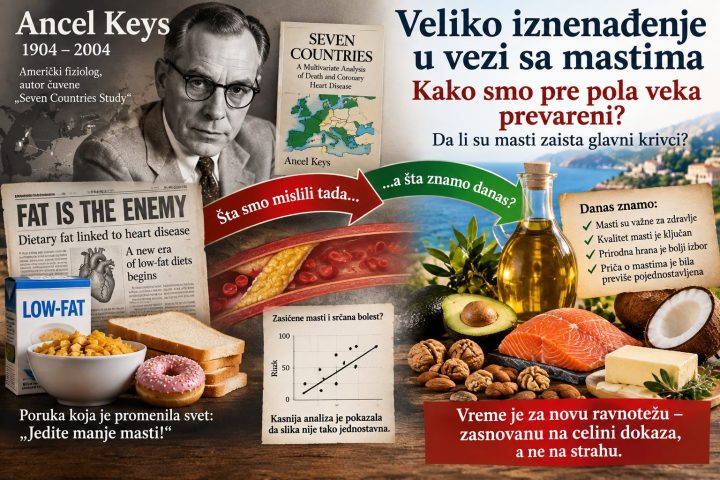 Veliko iznenađenje u vezi sa mastima: kako smo prevareni pre pola veka?