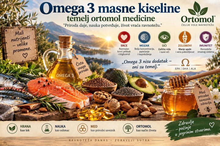 Omega-3 masne kiseline, temelj ortomolekularne medicine