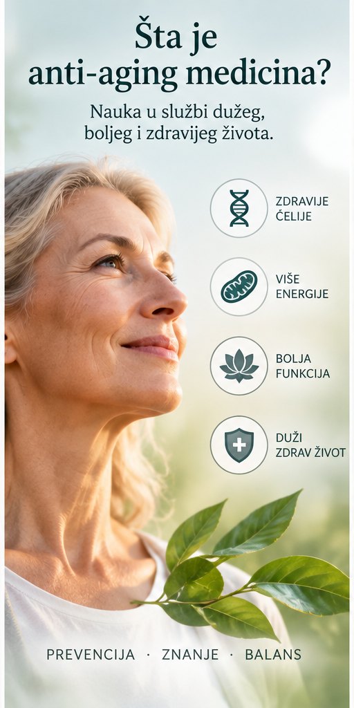 Šta je anti-aging medicina, i zašto danas više nego ikada ima smisla?