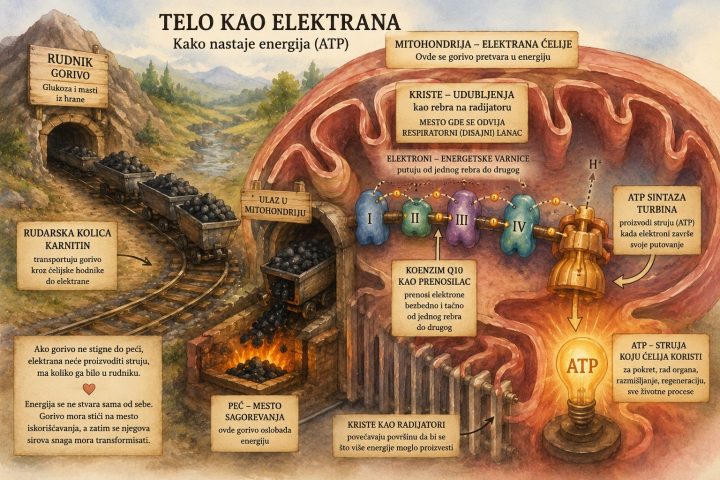 Koenzim Q10: iskra koja pokreće ćelijske elektrane-mitohondrije